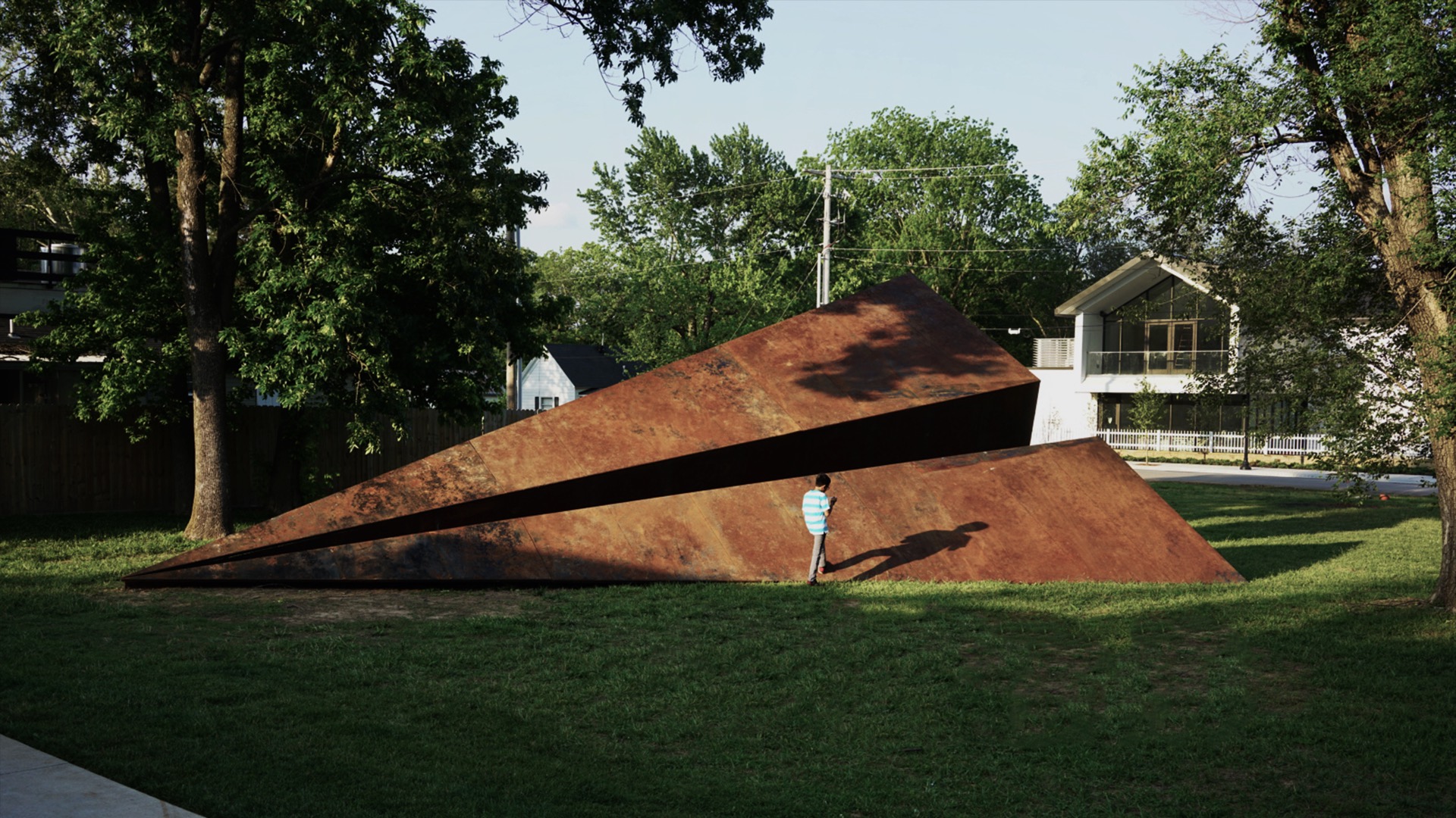 Launch Intention sculptural work in Bentonville by Griffin Loop