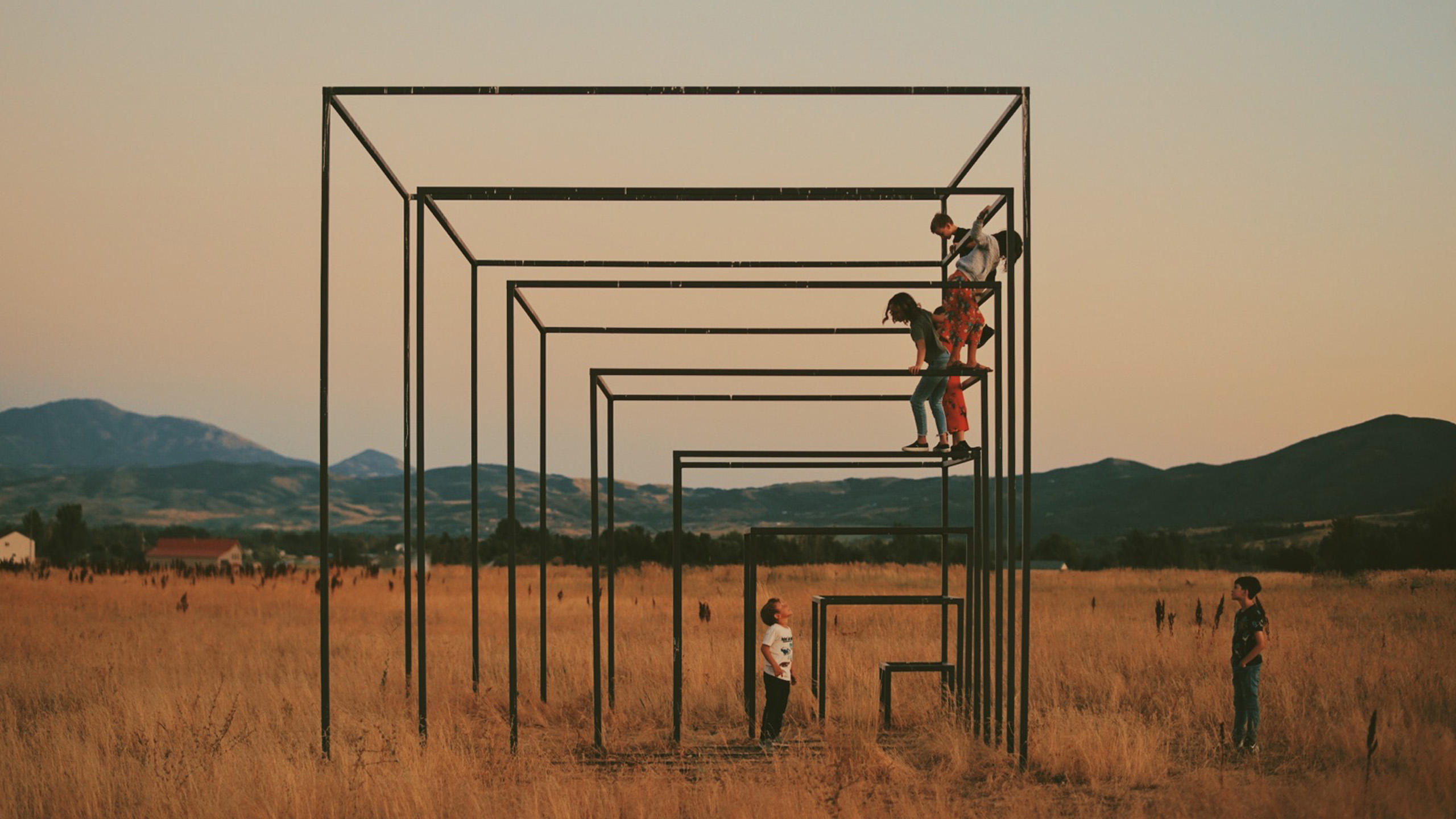 Visitors moving through Inward Perspectives
